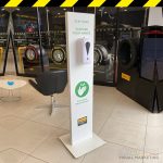 auto hand sanitising dispenser station pirelli